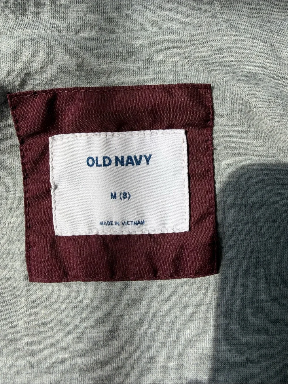 Old Navy Brand Kids Windbreaker Hooded Jacket Coat Burgundy Size Medium (8)